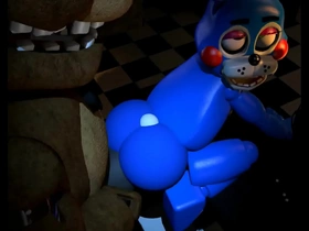 Toy bonnie gets dominated by withered freddy