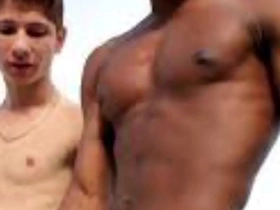 Cleber and riu melo white guy sucks black dick