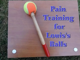 Beach ballpain training for my balls