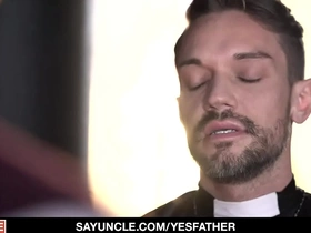 Catholic boy (ryan jacobs) gets special christmas present from priest (dale kuda) - yesfather