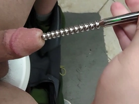 Testing out my new ribbed sounding rod