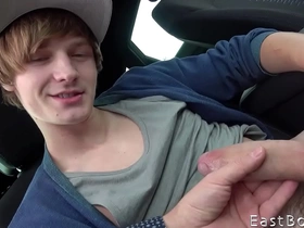 Handjob in the car - antony carter