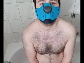 My master pees on me and i play with my bad dragon dildo