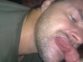 My step obsessed be with sucking my cock