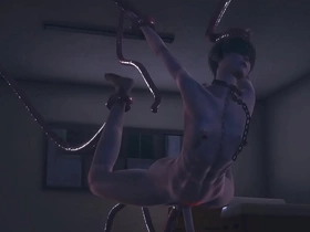 Yaoi femboy - trap sissy licking ass and anal with creampie - sissy crossdress japanese asian manga anime film  game porn gay