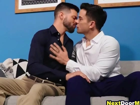 Hot guy proposing then fucking his boyfriend
