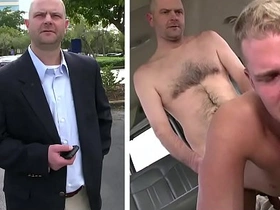 Bait bus - middle aged salaryman thomas hoffman cheats on his girlfriend... with a guy!