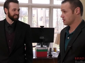 Businessmen rivalry brad borrelli gets his clothes stolen